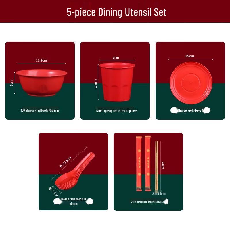Disposable Banquet Tableware Set
Disposable Banquet Tableware Set
