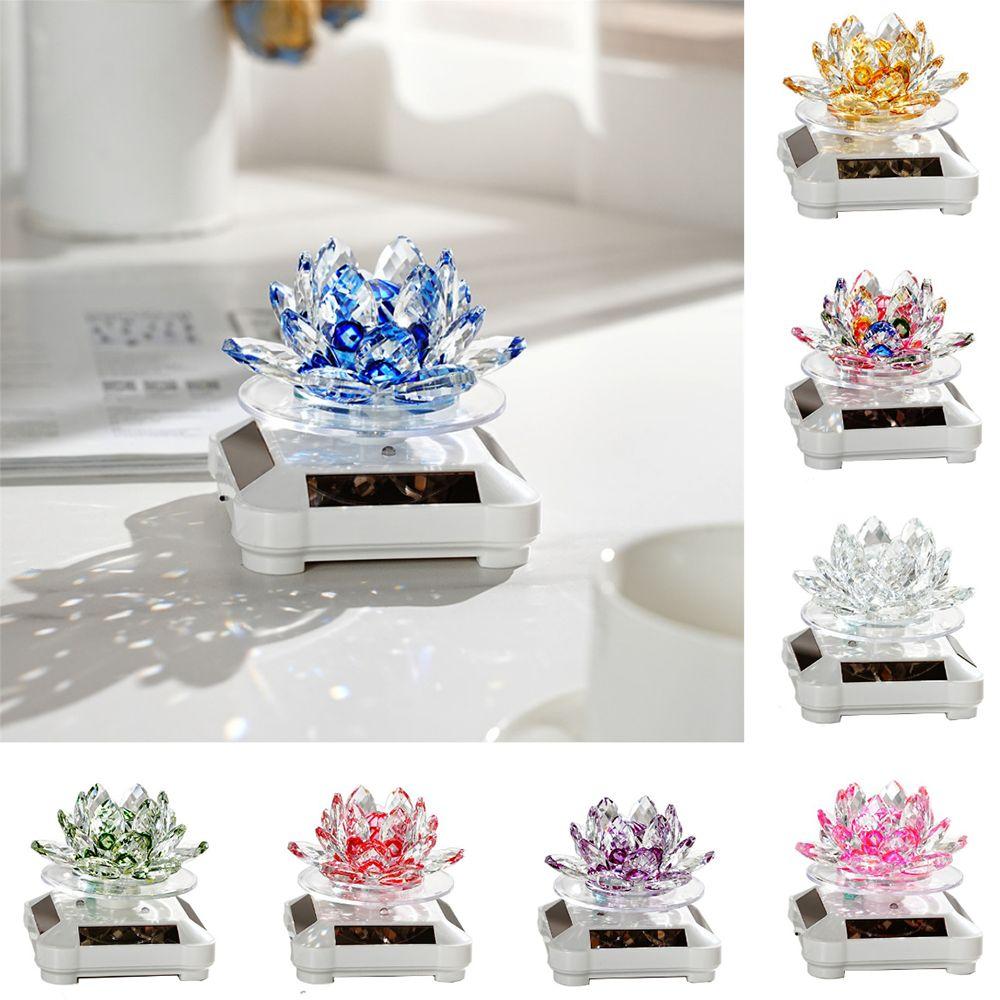 Automatic Rotating Crystal Lotus Car Ornament Car Air Fragrance Diffuser Truck Supplies зелений
Automatic Rotating Crystal Lotus Car Ornament Car Air Fragrance Diffuser Truck Supplies зелений
