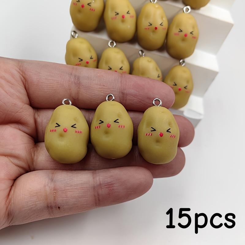 15 Cute Jewelry Making Simulation Plant Accessories - Resin Potato Pendant, Durable Keychain Earrings and Accessories, Suitable 15pcs
15 Cute Jewelry Making Simulation Plant Accessories - Resin Potato Pendant, Durable Keychain Earrings and Accessories, Suitable 15pcs