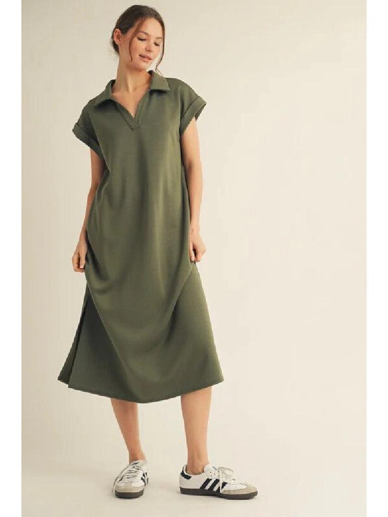 2026 Solid Color Loose Casual Lapel Slit Midi Dress for Women M армия зеленый
2026 Solid Color Loose Casual Lapel Slit Midi Dress for Women M армия зеленый