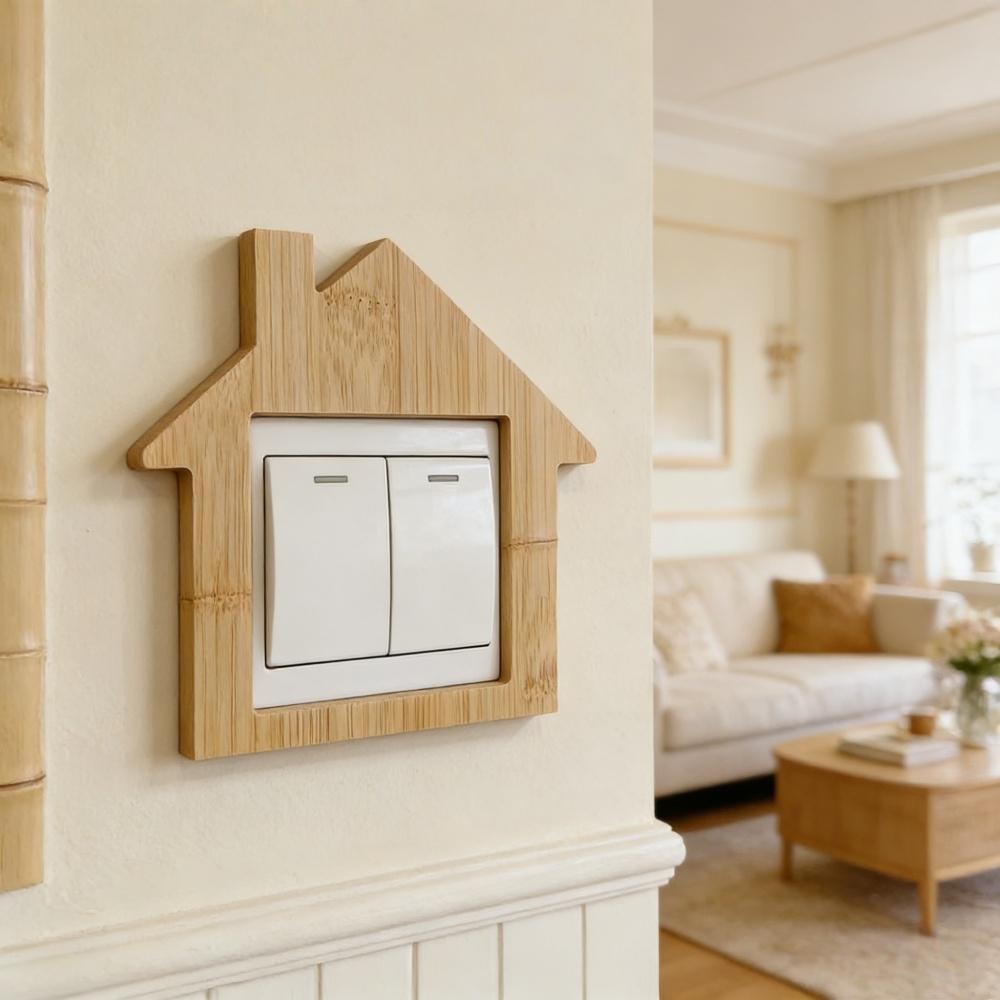 1pc 8.6cmX8.6cm Nordic Wooden Switch Protective Cover Wall Sticker Wall Mounted Socket Decoration Home Decoration Wall Sticker 8.6cm
1pc 8.6cmX8.6cm Nordic Wooden Switch Protective Cover Wall Sticker Wall Mounted Socket Decoration Home Decoration Wall Sticker 8.6cm