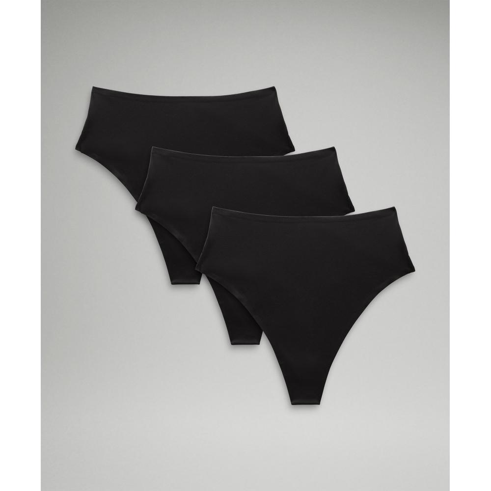 Lululemon Wundermost Ultra Soft Nulu High Waist Thong Underwear 3 Pack Black XS
Lululemon Wundermost Ultra Soft Nulu High Waist Thong Underwear 3 Pack Black XS
