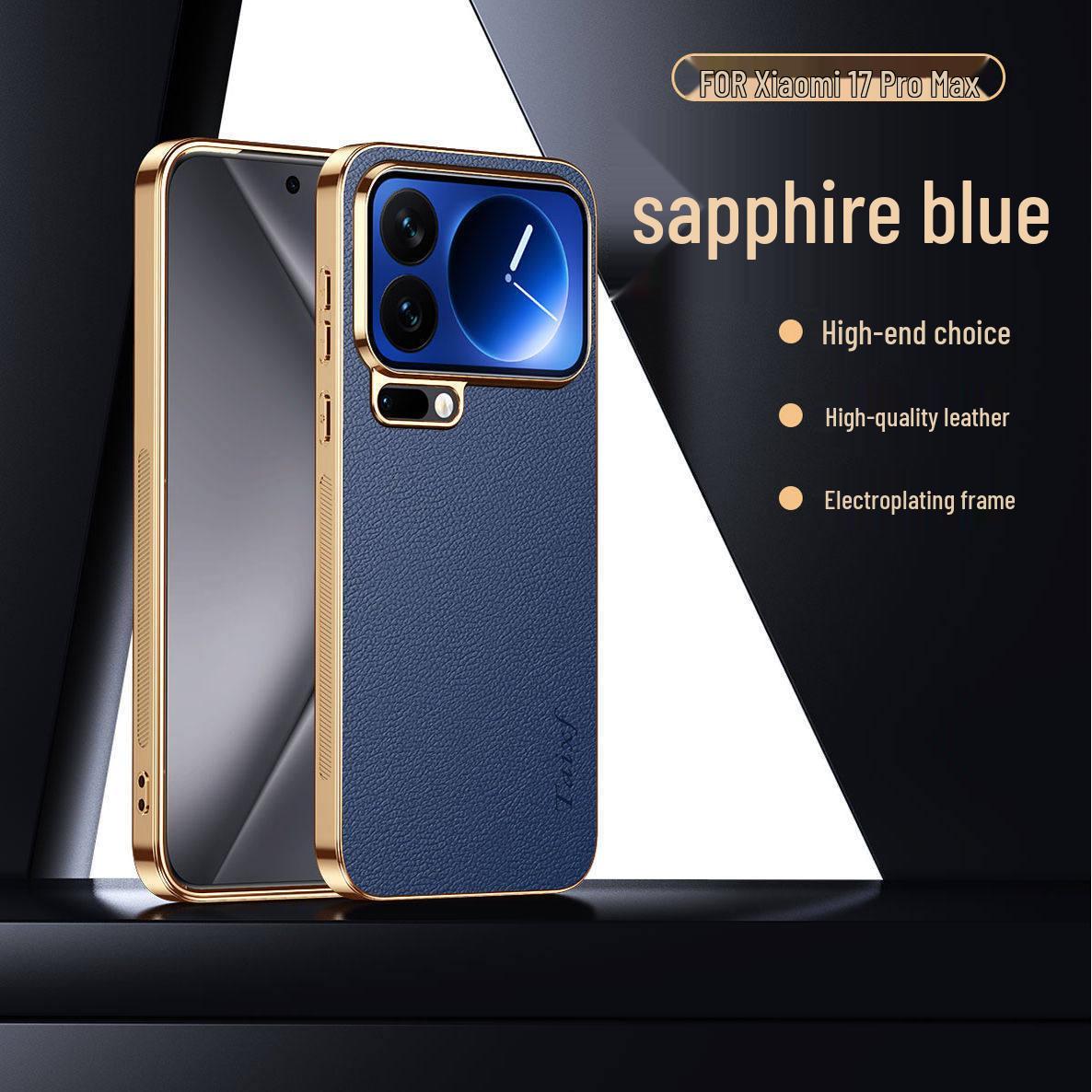 Xiaomi 17ProMax & 15Pro Electroplated Lychee Leather Texture Protective Case - All-Inclusive, Drop-Proof Design Xiaomi 17
Xiaomi 17ProMax & 15Pro Electroplated Lychee Leather Texture Protective Case - All-Inclusive, Drop-Proof Design Xiaomi 17