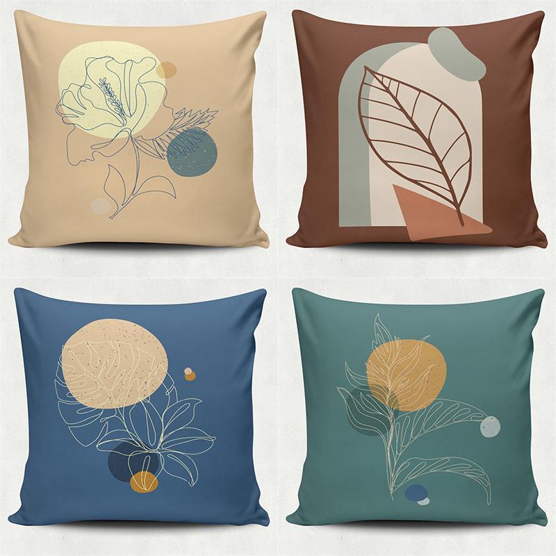 Nordic Morandi Color Geometric Cushion Cover Leaf Plant Splicing Pillowcase Polyester Sofa Cushion Cover Home Decor 45x45cm
Nordic Morandi Color Geometric Cushion Cover Leaf Plant Splicing Pillowcase Polyester Sofa Cushion Cover Home Decor 45x45cm