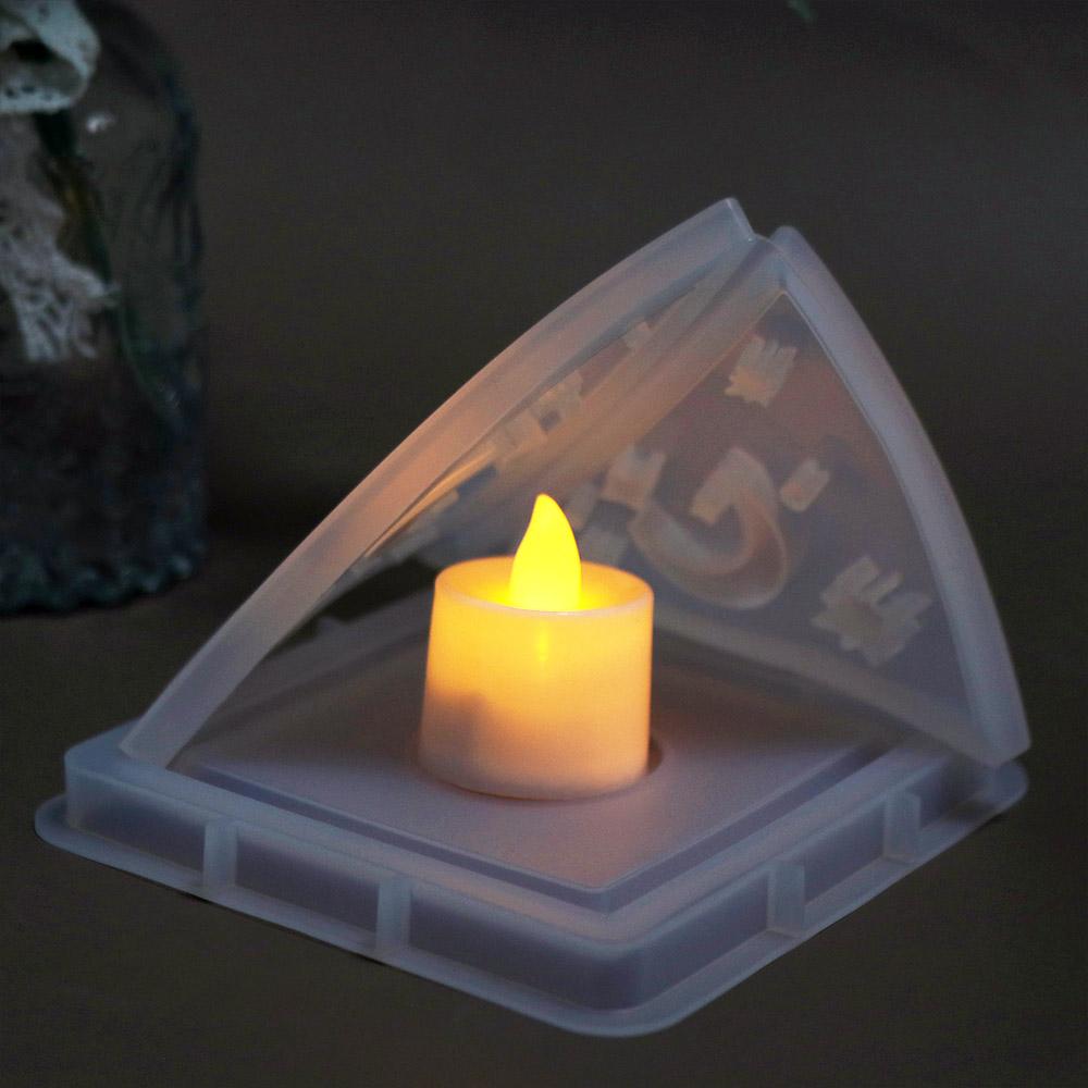 Reusable Candlestick Mold Silicone Candle Mould Epoxy Resin Pyramid Candle holder Mold Eid Mubarak Moon
Reusable Candlestick Mold Silicone Candle Mould Epoxy Resin Pyramid Candle holder Mold Eid Mubarak Moon