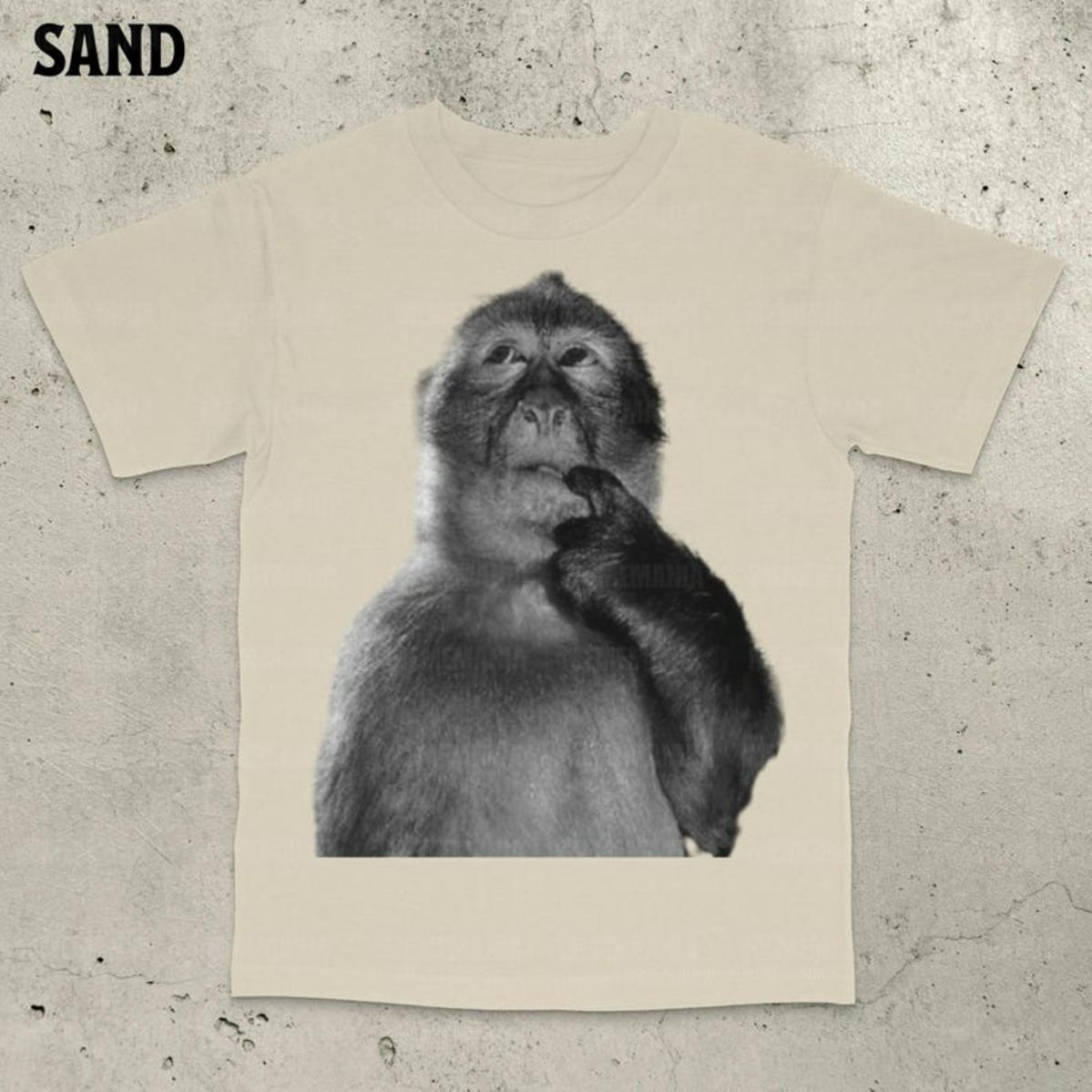 Funny Monkey Sakura Print Cotton TShirt Cute Japanese Style Graphic Tee Soft Casual Streetwear Top for Summer S
Funny Monkey Sakura Print Cotton TShirt Cute Japanese Style Graphic Tee Soft Casual Streetwear Top for Summer S