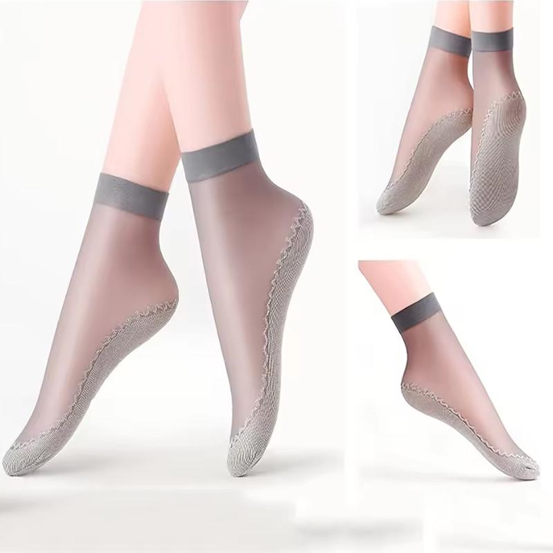 10pairs Women Anti-Slip Nylon Socks Sweat Absorbing Bottom Stretch Socks Thin Silk Socks Wear-resistant Sweat Absorbing Socks бежевий
10pairs Women Anti-Slip Nylon Socks Sweat Absorbing Bottom Stretch Socks Thin Silk Socks Wear-resistant Sweat Absorbing Socks бежевий