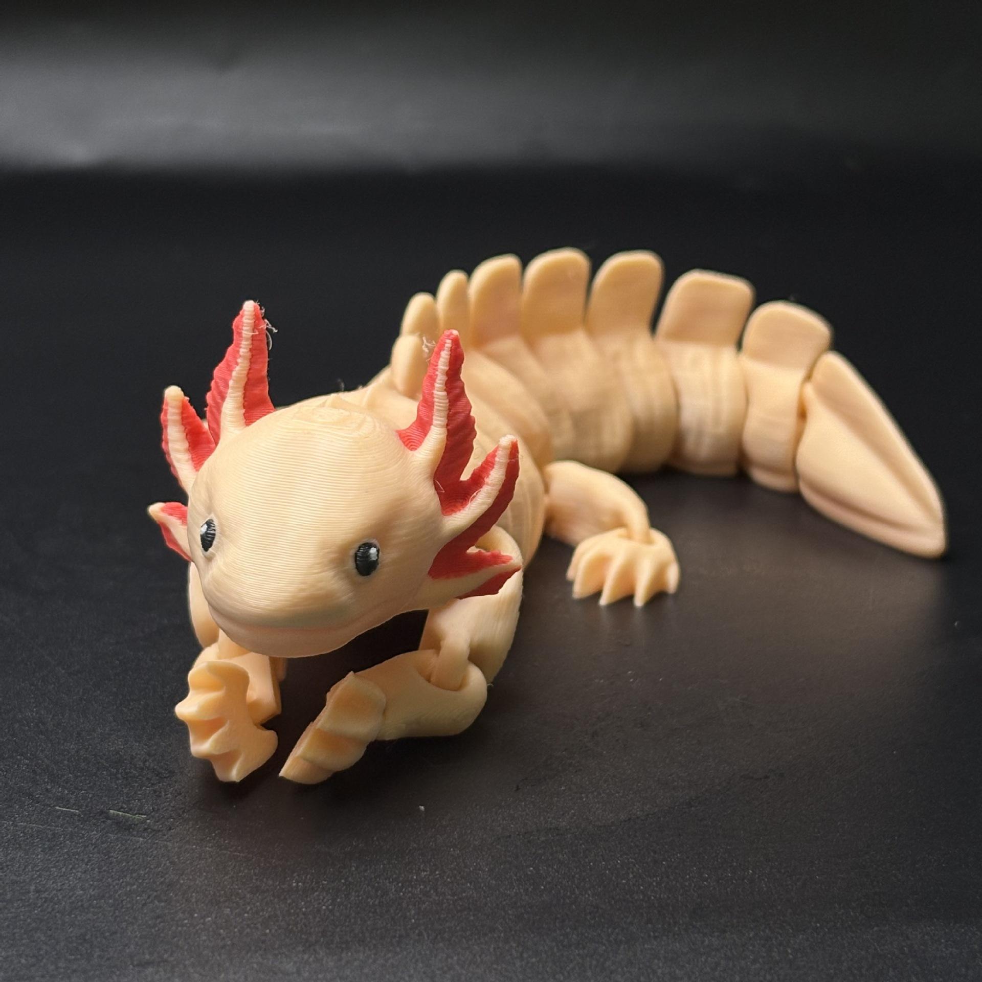 3D Printing Skin Colour Dollfish Toys Flexible Joints Movable Toys Realistic Salamander Desktop Decoration Small Ornaments Model
3D Printing Skin Colour Dollfish Toys Flexible Joints Movable Toys Realistic Salamander Desktop Decoration Small Ornaments Model
