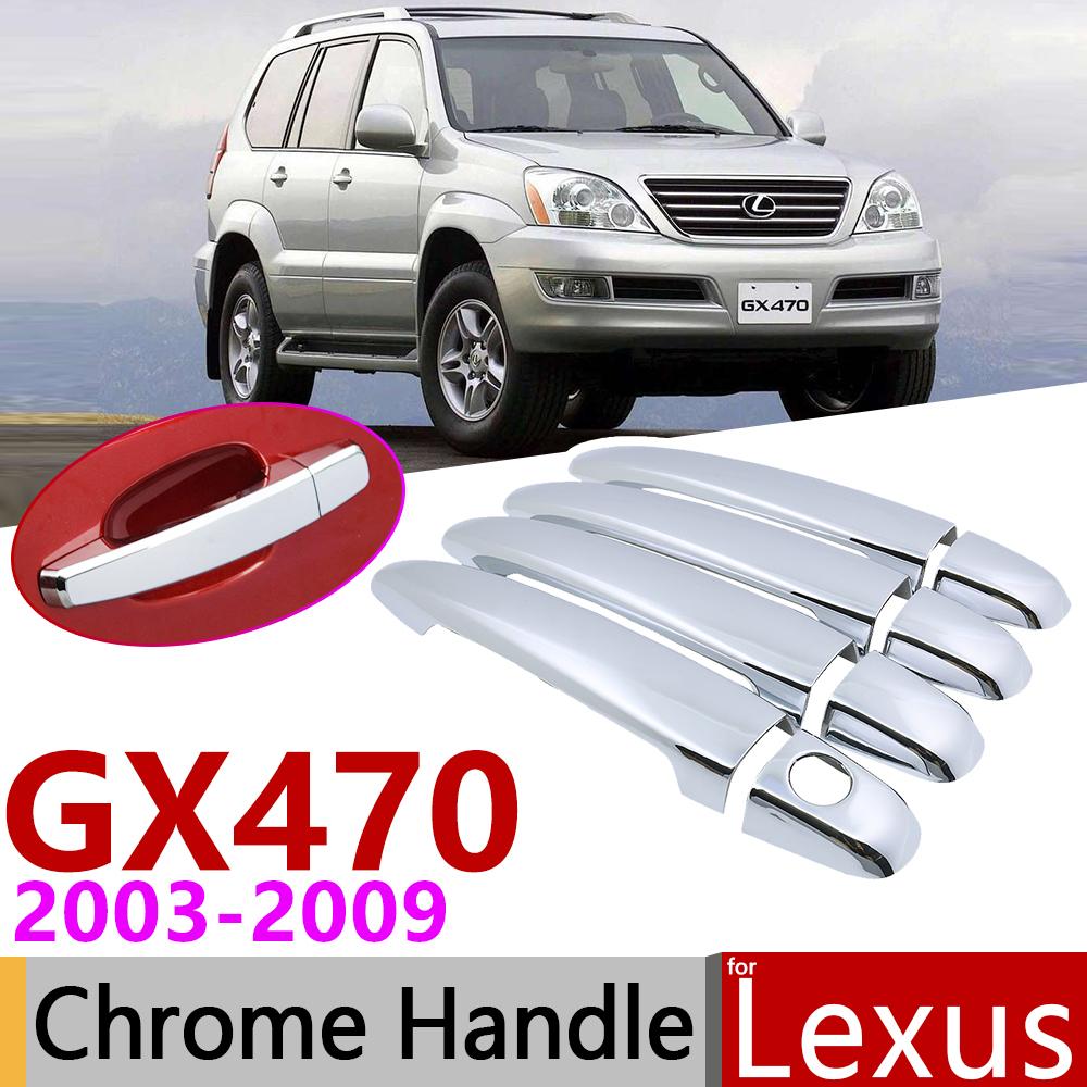 для Lexus GX470 J120 2003 ~ 2009 Хромированная крышка дверной ручки Автомобильные аксессуары Наклейки Набор отделки 4Door 2004 2005 2006 2007
для Lexus GX470 J120 2003 ~ 2009 Хромированная крышка дверной ручки Автомобильные аксессуары Наклейки Набор отделки 4Door 2004 2005 2006 2007