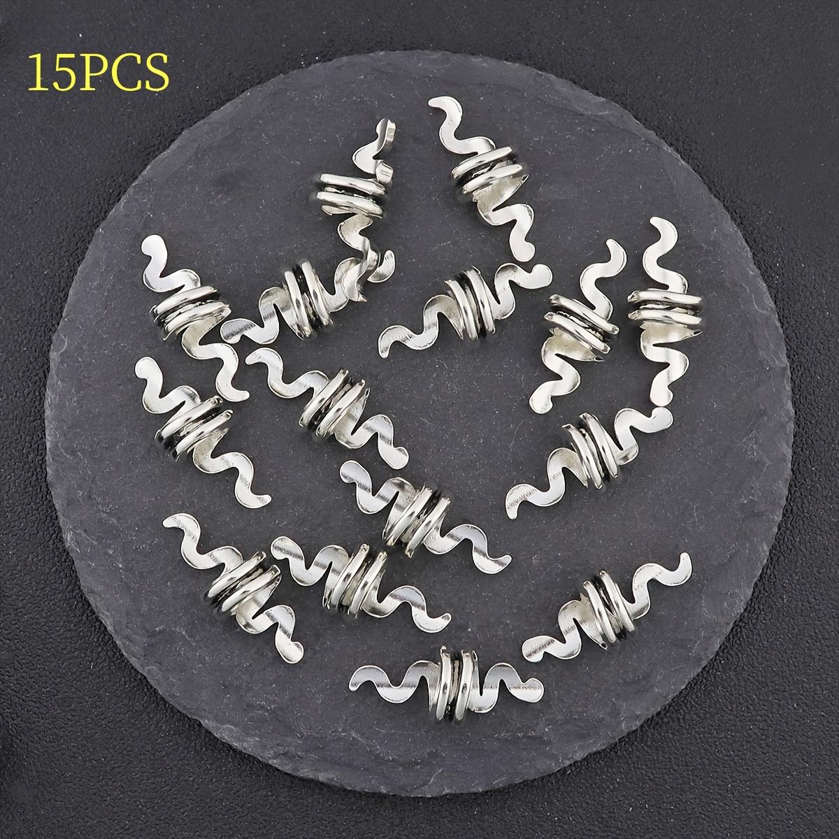 15 pieces of zinc alloy snake shaped spacer beads, large hole decorative beads, unique style, very suitable for DIY jewelry prod 15pcs
15 pieces of zinc alloy snake shaped spacer beads, large hole decorative beads, unique style, very suitable for DIY jewelry prod 15pcs