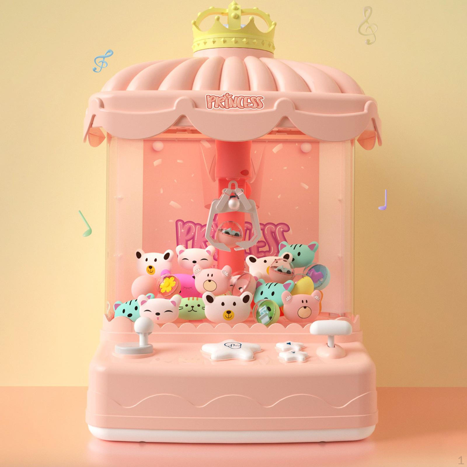 Аркадные игры с когтями в помещении с музыкой и светом, капсульная игра с конфетами, мини-торговый автомат princess castle
Аркадные игры с когтями в помещении с музыкой и светом, капсульная игра с конфетами, мини-торговый автомат princess castle