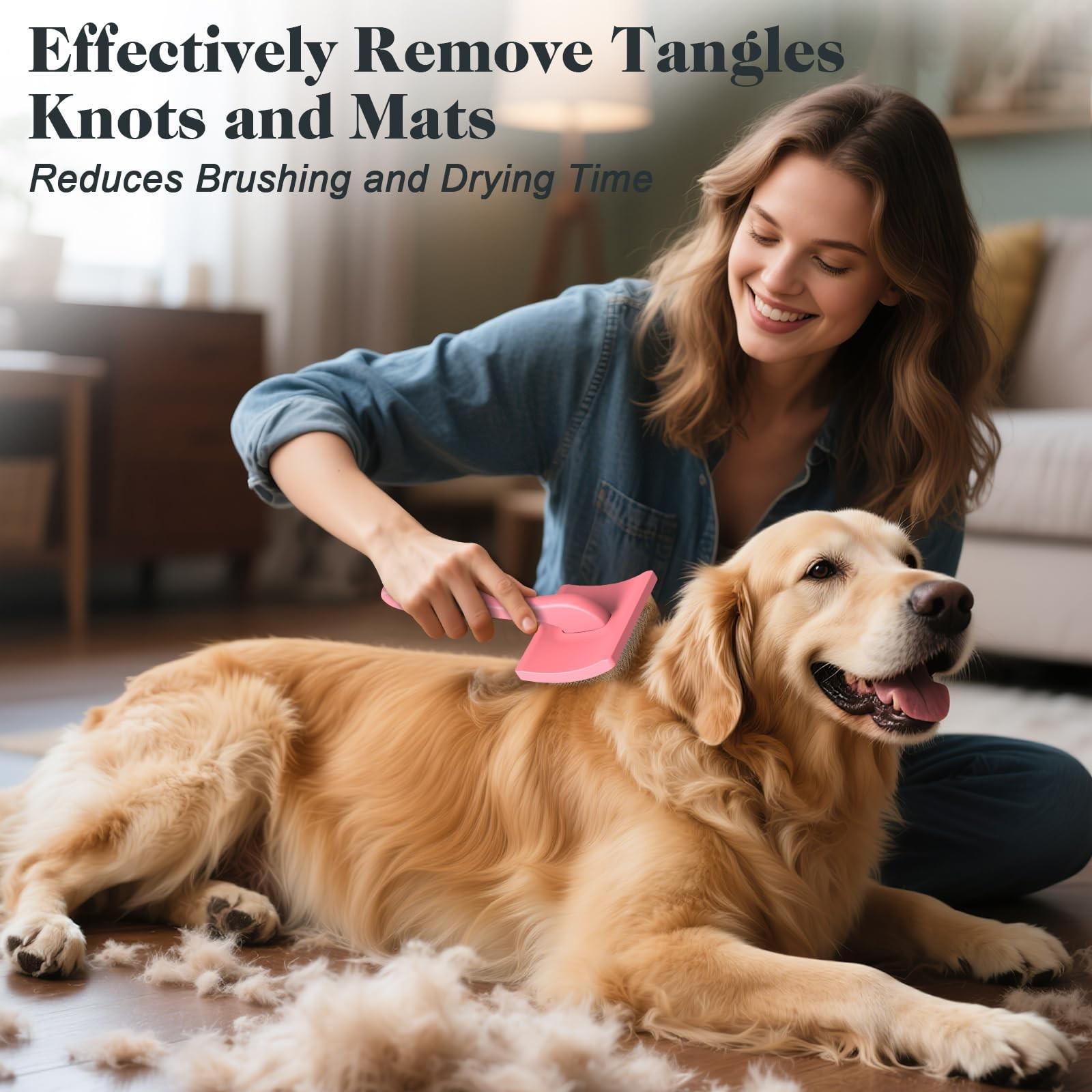 Специальная разглаживающая щетка для собак и расческа, щетка для груминга собак со сверхдлинными иглами для эффективного удаления, узлов и колтунов One Size розовый
Специальная разглаживающая щетка для собак и расческа, щетка для груминга собак со сверхдлинными иглами для эффективного удаления, узлов и колтунов One Size розовый