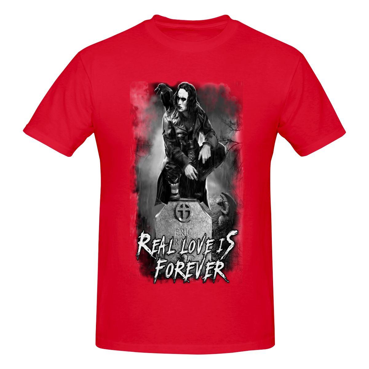 Funny Eric Draven Real Love Is Forever Unisexs Tshirt Printed Tops are loose and slim fit Womens Tshirts S
Funny Eric Draven Real Love Is Forever Unisexs Tshirt Printed Tops are loose and slim fit Womens Tshirts S