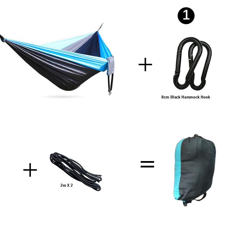 Camping Hammock Large Double Size 300 x 200 MM With 2 Tree Strap 2-3 People Nylon Parachute Camping Hammock For Hiking Travel
Camping Hammock Large Double Size 300 x 200 MM With 2 Tree Strap 2-3 People Nylon Parachute Camping Hammock For Hiking Travel