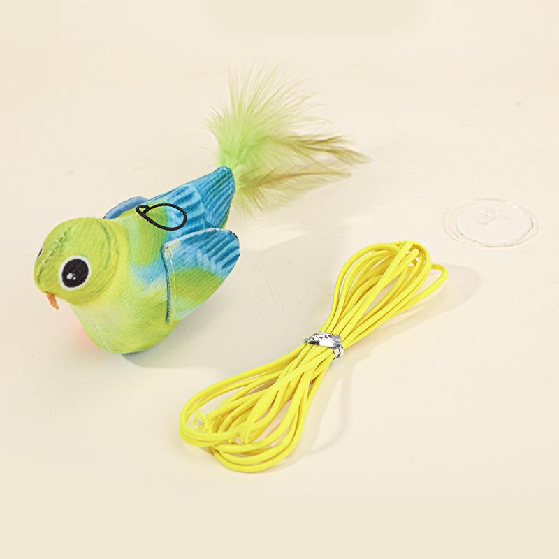 Устойчивая к царапинам подвесная игрушка для кошек со звуками птиц для развлечения
Устойчивая к царапинам подвесная игрушка для кошек со звуками птиц для развлечения