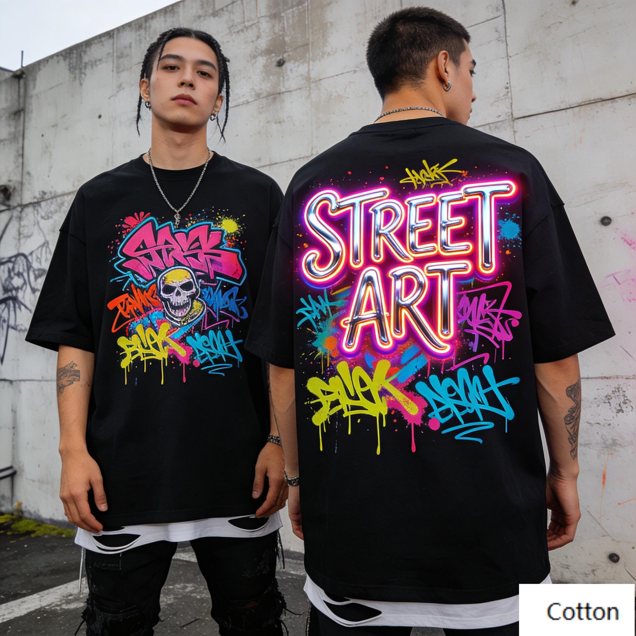 Cartoon Graffiti Character Graphic TShirt Neon GRAFFITI PARTY Print Pure Cotton Tee Streetwear Style Unisex Top 4XL
Cartoon Graffiti Character Graphic TShirt Neon GRAFFITI PARTY Print Pure Cotton Tee Streetwear Style Unisex Top 4XL