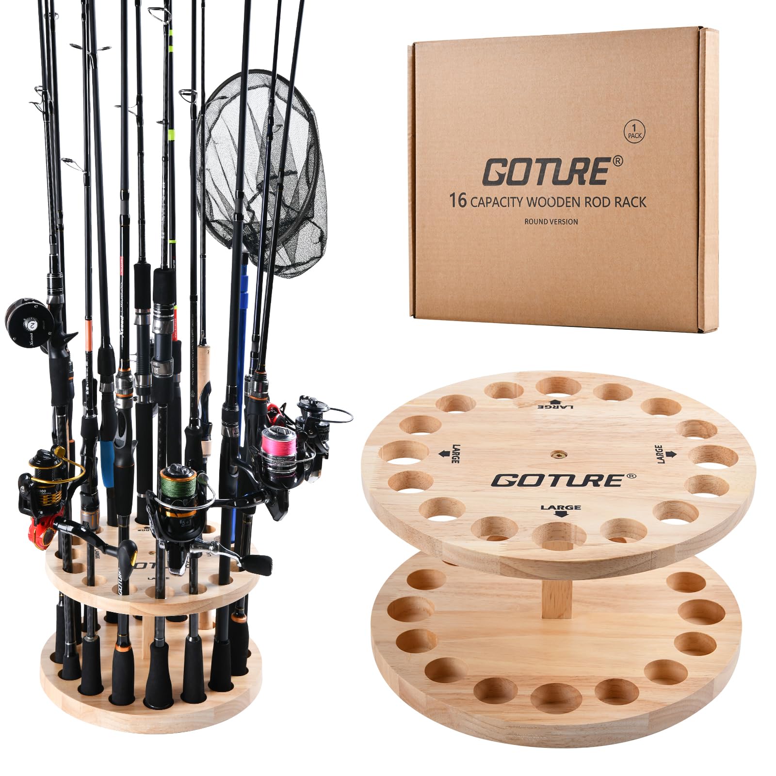 Goture Rod 16 Удочка Компактная удочка Круглая удочка Изготовлена из цельного стержня Легко для удочки Дисплей для удочки Рыбалка Съемное хранилище для удочек
Goture Rod 16 Удочка Компактная удочка Круглая удочка Изготовлена из цельного стержня Легко для удочки Дисплей для удочки Рыбалка Съемное хранилище для удочек