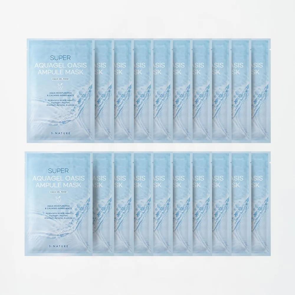 S.NATURE Super Aqua Gel Oasis Ampoule Mask 30ml 20 Sheets
S.NATURE Super Aqua Gel Oasis Ampoule Mask 30ml 20 Sheets