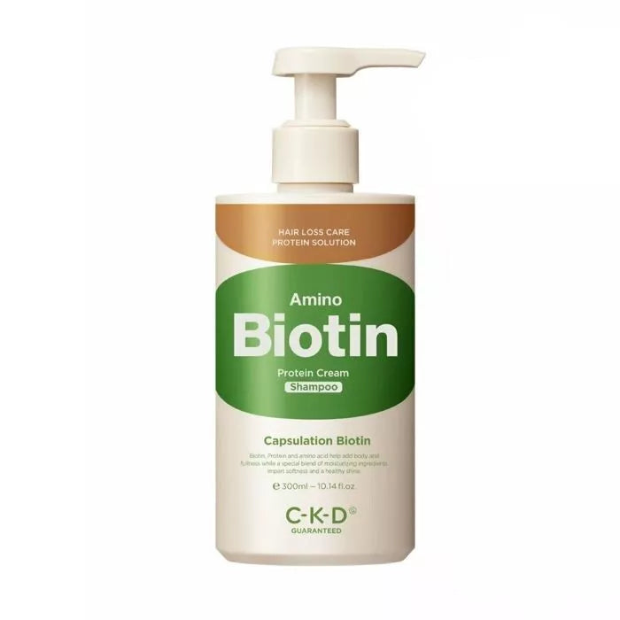 CKD Amino Biotin Protein Cream Shampoo 750mL
CKD Amino Biotin Protein Cream Shampoo 750mL