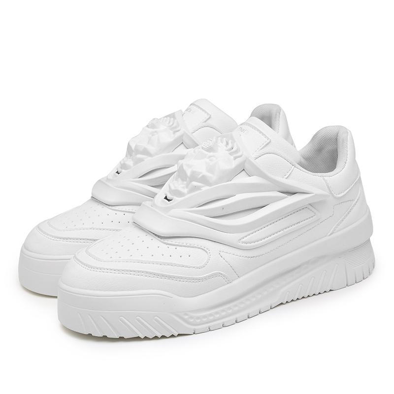 Модні кросівки повсякденні чоловічі м яка підошва взуття для скейтборду модна мікрофібра шкіра дихаючі зі збільшенням висоти плоска платформа бігові кросівки 39
Модні кросівки повсякденні чоловічі м яка підошва взуття для скейтборду модна мікрофібра шкіра дихаючі зі збільшенням висоти плоска платформа бігові кросівки 39