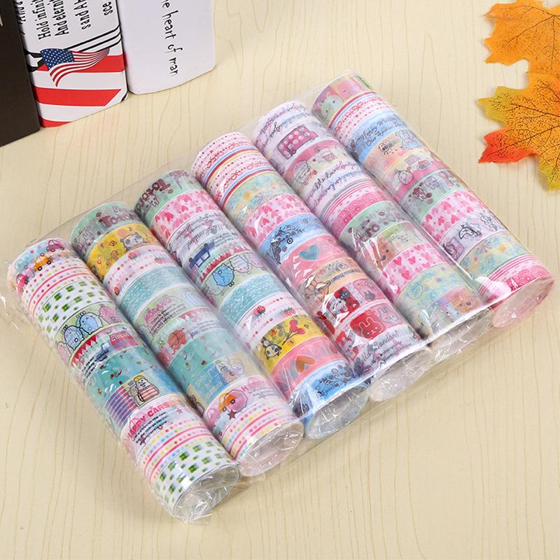 Korean Style Colorful Cartoon Tape & Cute Sticker Set for Kids DIY and Office
Korean Style Colorful Cartoon Tape & Cute Sticker Set for Kids DIY and Office