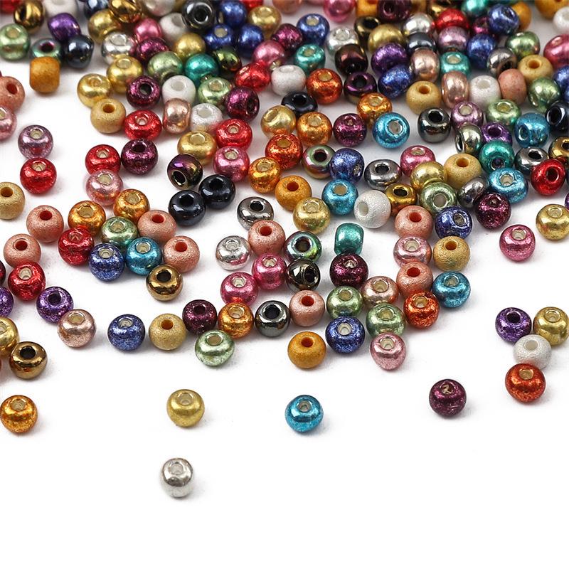 Premium Glass Seed Beads: Handmade DIY Necklace & Bracelet Crafting Materials 3mm, Hole ~0.8mm, 10g, ~330 beads
Premium Glass Seed Beads: Handmade DIY Necklace & Bracelet Crafting Materials 3mm, Hole ~0.8mm, 10g, ~330 beads