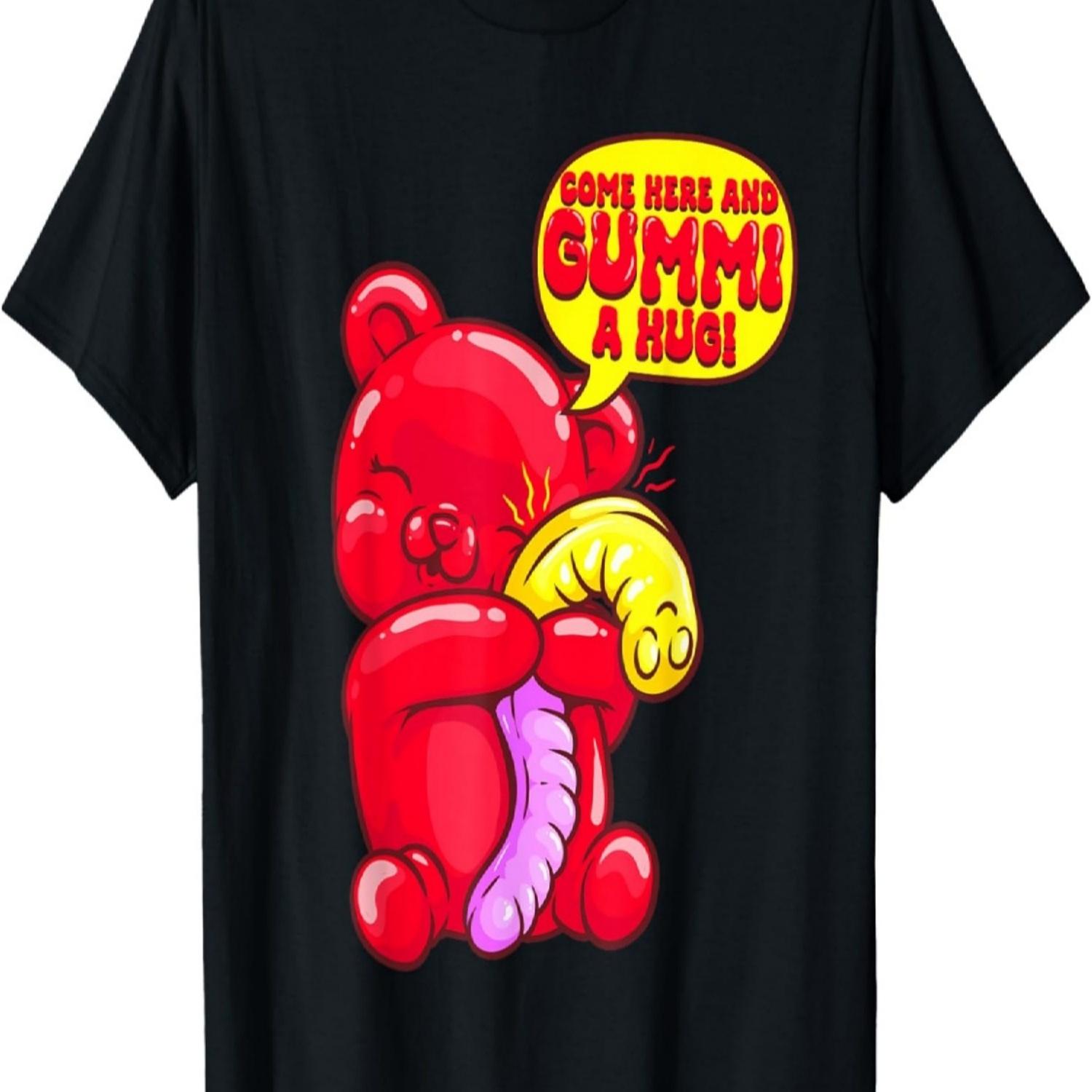 Gummy Bear Candy Shirt Gummi a Hug Food Pun Candy Lovers T-Shirt S чёрный
Gummy Bear Candy Shirt Gummi a Hug Food Pun Candy Lovers T-Shirt S чёрный