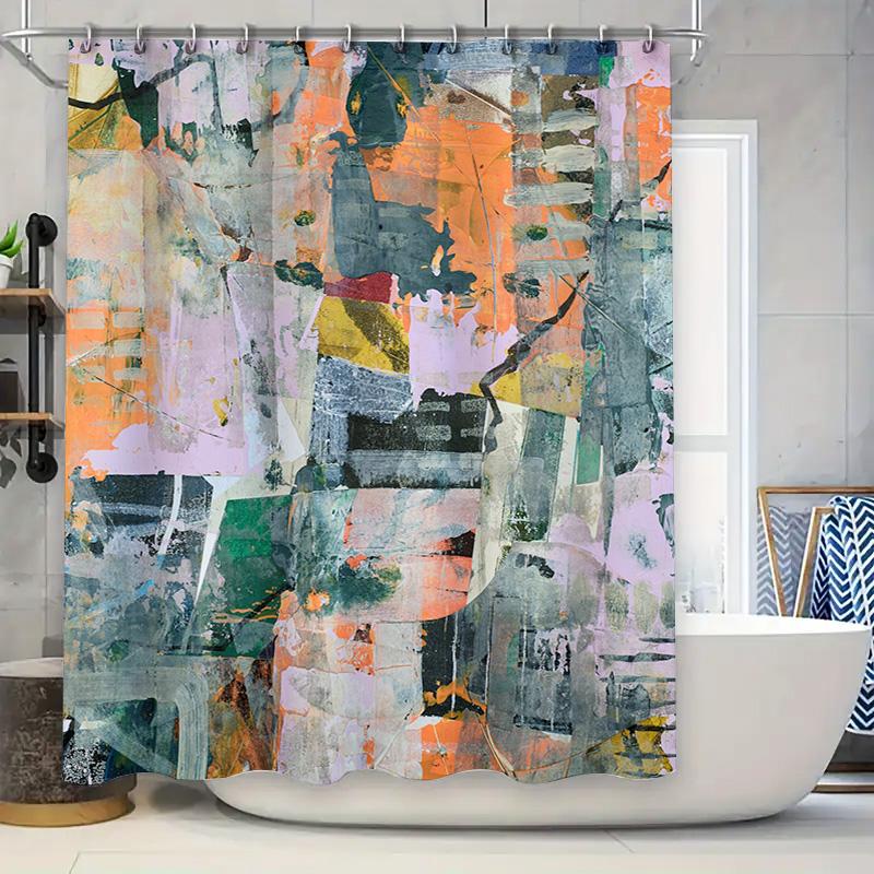 Abstract Multicolor Art Print Shower Curtain For Bathroom Decor Various Color Options Available W60H190(CM)-1 Pcs
Abstract Multicolor Art Print Shower Curtain For Bathroom Decor Various Color Options Available W60H190(CM)-1 Pcs
