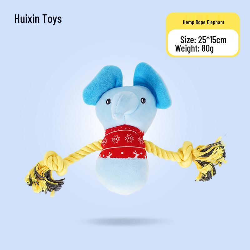 Elephant Dog Toy: Teething, Sounding, Interactive Plush Cleaning Rope
Elephant Dog Toy: Teething, Sounding, Interactive Plush Cleaning Rope
