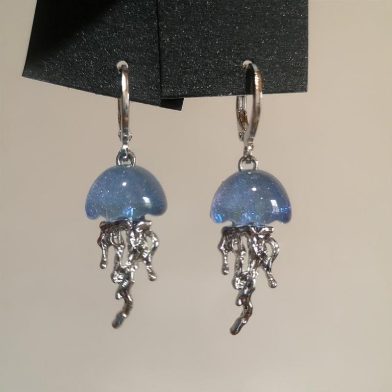 2Pcs Y2K Cute Blue Jellyfish Ocean Theme Pendant Earrings for Women Girls, Charming Aesthetic Jewelry синій
2Pcs Y2K Cute Blue Jellyfish Ocean Theme Pendant Earrings for Women Girls, Charming Aesthetic Jewelry синій