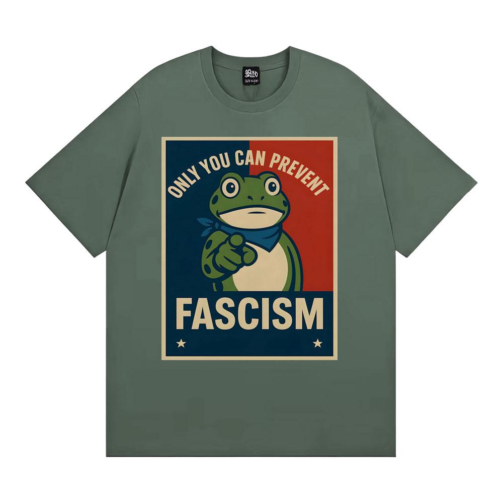 Only You Can Prevent Fascism T Shirt Portland Frog Protest Funny Meme Tshirts Men Women Summer Tops Casual Short Sleeve Tshirt 3XL
Only You Can Prevent Fascism T Shirt Portland Frog Protest Funny Meme Tshirts Men Women Summer Tops Casual Short Sleeve Tshirt 3XL