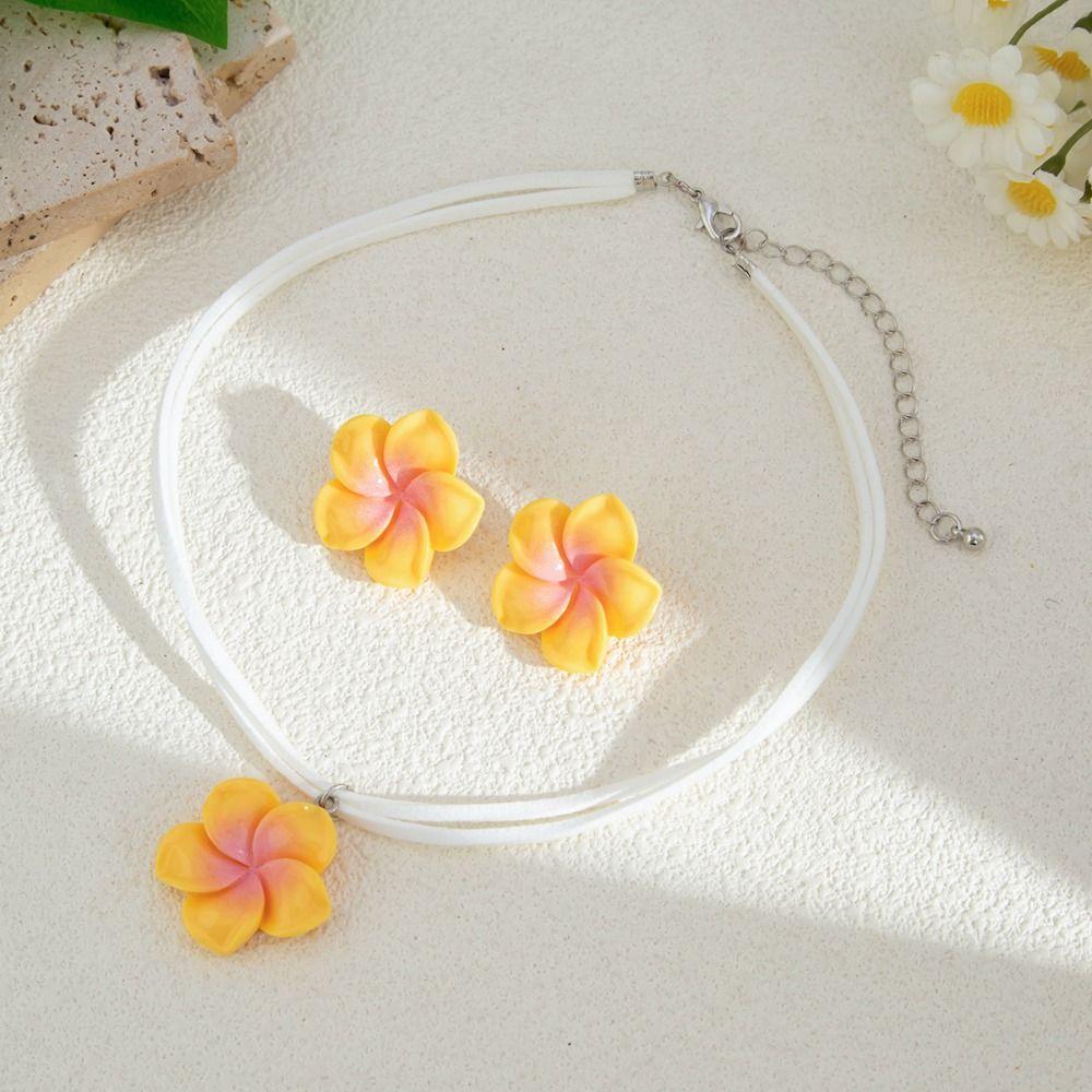 Egg Flower Flower Necklaces Earrings Beach Necklaces Bohemia Style Jewelry Women світло-фіолетового кольору
Egg Flower Flower Necklaces Earrings Beach Necklaces Bohemia Style Jewelry Women світло-фіолетового кольору