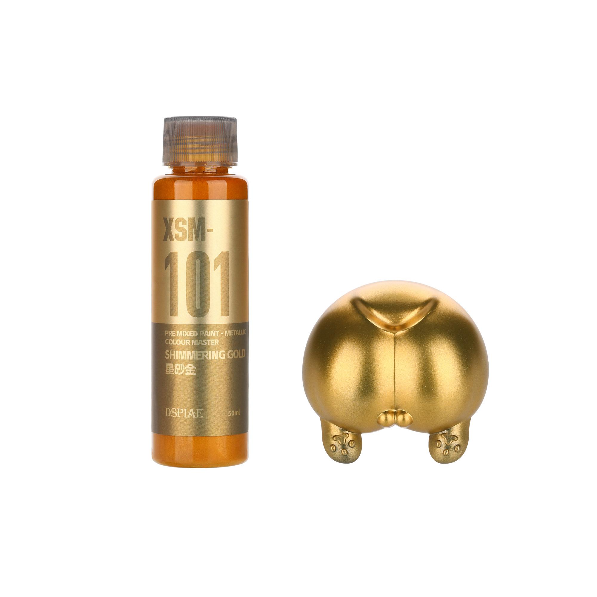 DSPIAE XSM Series 50ml Water Based Pre Mixed Paint-Metal Color for Gunpla Scale Model Spraying Hand Painted Hobby DIY Accessory
DSPIAE XSM Series 50ml Water Based Pre Mixed Paint-Metal Color for Gunpla Scale Model Spraying Hand Painted Hobby DIY Accessory