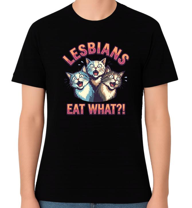 Lesbians Eat What! Funny Cat Meme Unisex Graphic T-Shirt Gay Adult Humour Tee 5XL різнокольоровий
Lesbians Eat What! Funny Cat Meme Unisex Graphic T-Shirt Gay Adult Humour Tee 5XL різнокольоровий