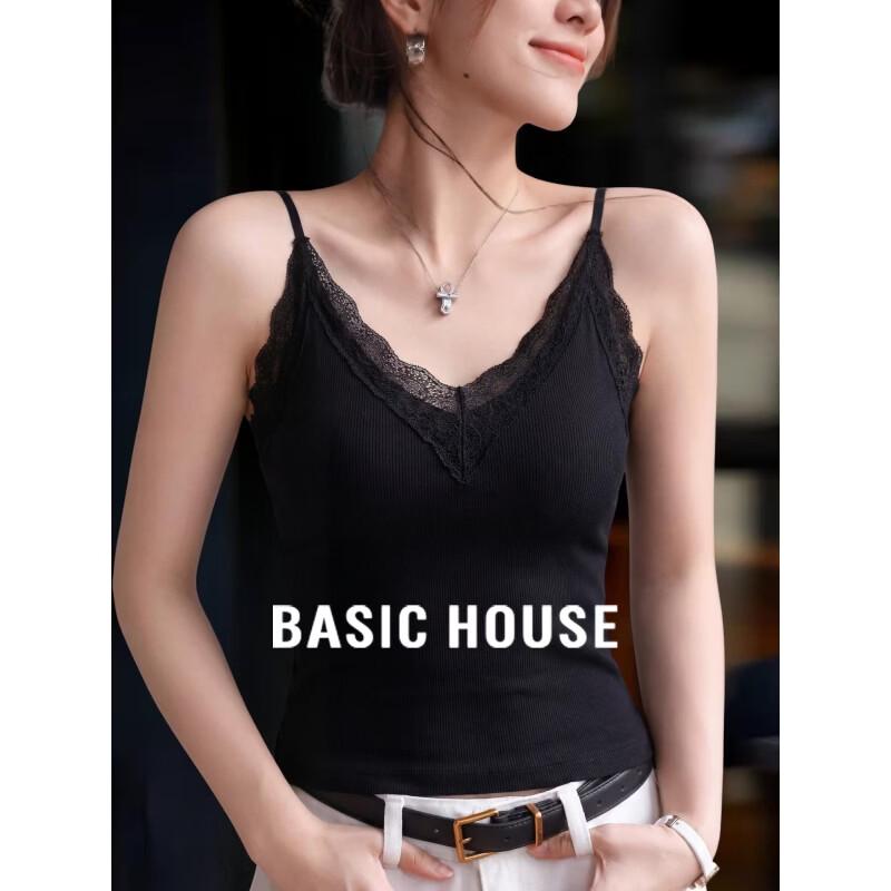 Basic House Women s Tencel Lace V-Neck Camisole One Size
Basic House Women s Tencel Lace V-Neck Camisole One Size