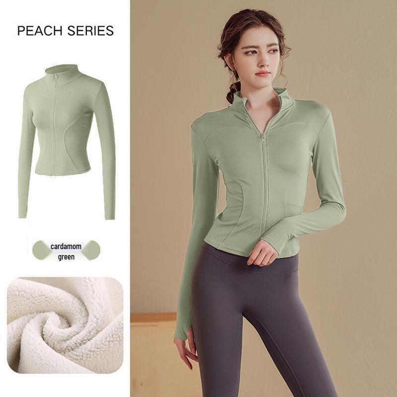 Women s Autumn Slim Fit Velvet Yoga Jacket - Breathable, Thickened, Zip-Up Cardigan for Running and Fitness S
Women s Autumn Slim Fit Velvet Yoga Jacket - Breathable, Thickened, Zip-Up Cardigan for Running and Fitness S