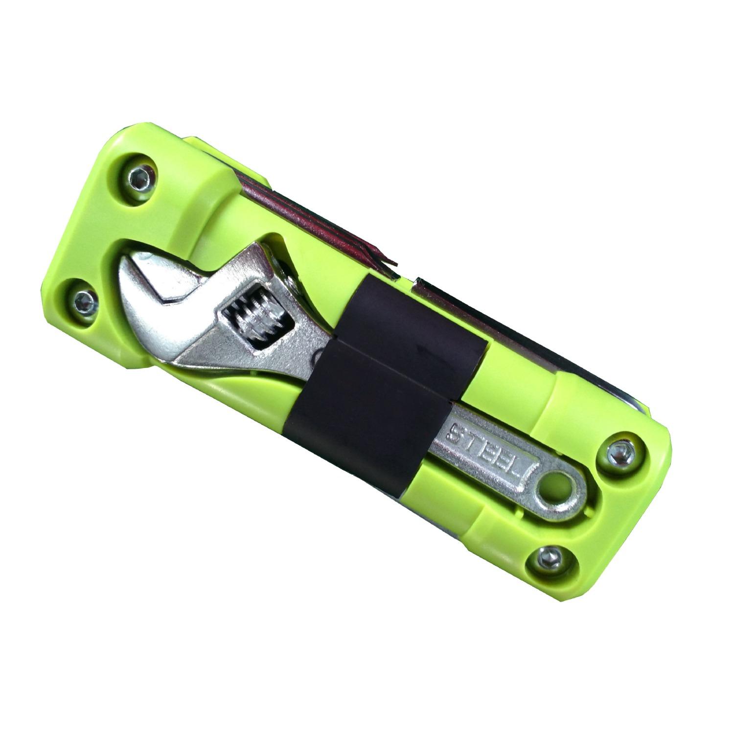 Multi functional combination tool, outdoor camping bicycle motorcycle tool Multifunctional tool green
Multi functional combination tool, outdoor camping bicycle motorcycle tool Multifunctional tool green
