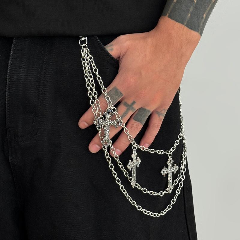 Men s Motorcycle KeyChain Jean Biker Wallet Belts Chain Skull Charm Cross Gothic Rock Pants Trousers Waist Key Men s Cross&Belly Chains&Body
Men s Motorcycle KeyChain Jean Biker Wallet Belts Chain Skull Charm Cross Gothic Rock Pants Trousers Waist Key Men s Cross&Belly Chains&Body