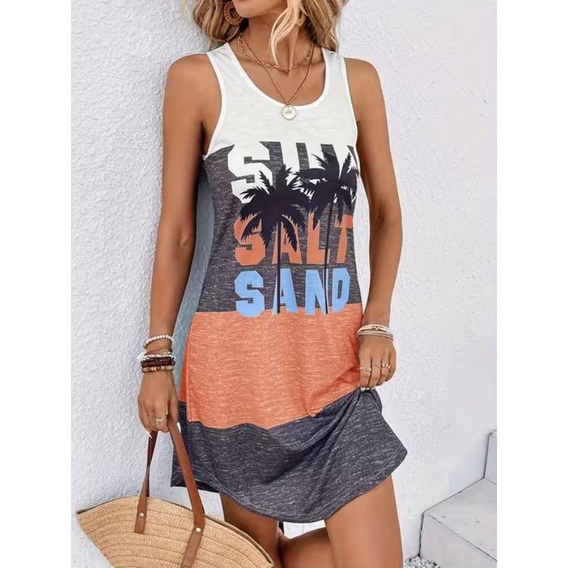 Women s Scenic Coconut Trees Printed Sleeveless Round Neck Dress Loose Soft and Comfortable Plus Size Dress XS белый
Women s Scenic Coconut Trees Printed Sleeveless Round Neck Dress Loose Soft and Comfortable Plus Size Dress XS белый