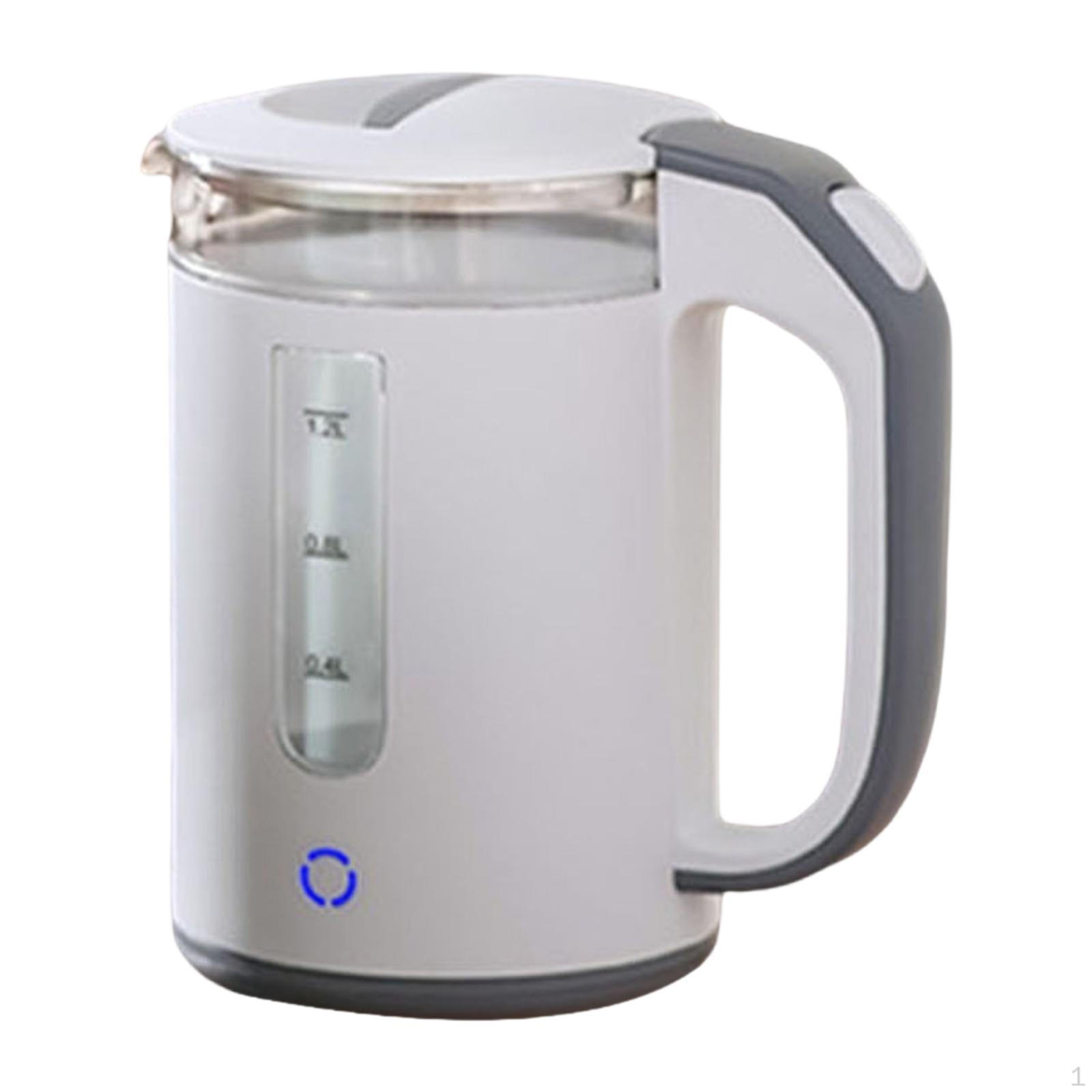 Электрический чайник из боросиликатного стекла для ежедневного использования, белый White
Электрический чайник из боросиликатного стекла для ежедневного использования, белый White