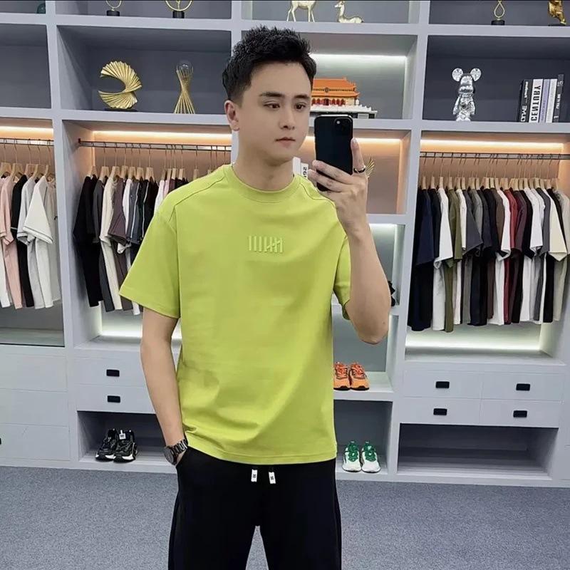Fashion Trend Short Sleeve T-Shirt Men S Simple Trend Brand Letter Embroidery Crew Neck T-Shirt Casual Men S Trend 3XL зелений
Fashion Trend Short Sleeve T-Shirt Men S Simple Trend Brand Letter Embroidery Crew Neck T-Shirt Casual Men S Trend 3XL зелений