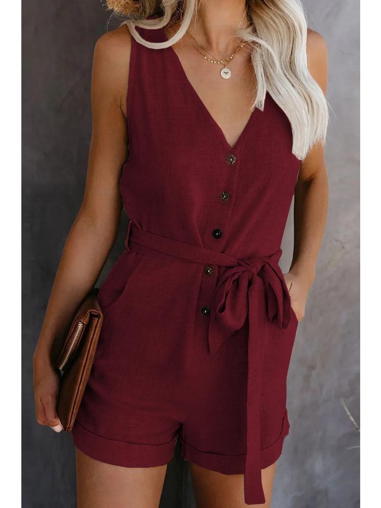 Women s Casual V-neck Monochromatic Jumpsuit, Five-Point Shorts, European and American, Summer, New, 2026 XXXL кларет
Women s Casual V-neck Monochromatic Jumpsuit, Five-Point Shorts, European and American, Summer, New, 2026 XXXL кларет