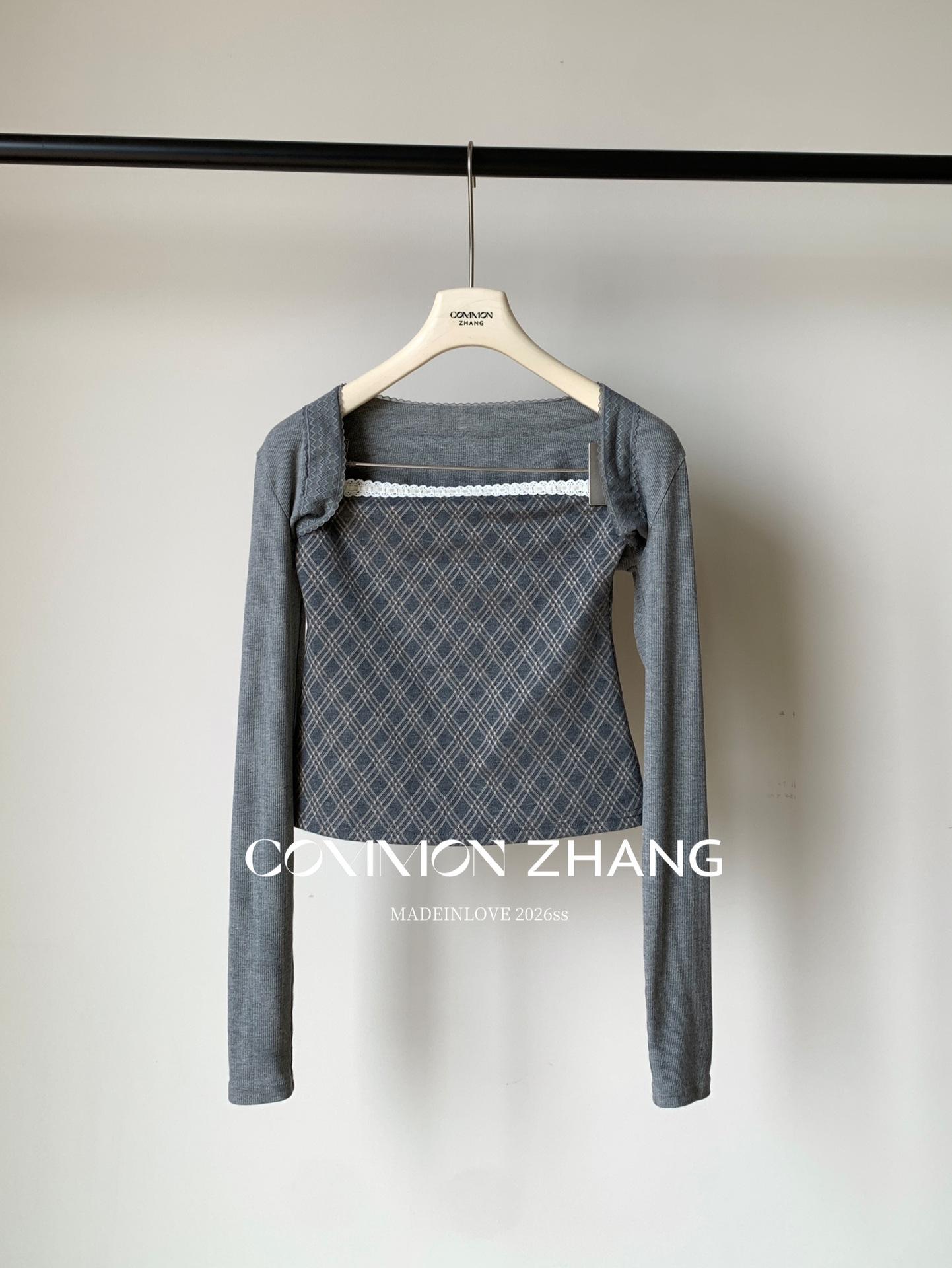 CZ ZHANG Spring Lace Patchwork Square Neck Long Sleeve Plaid Women s Slim Fit T-shirt Set C13158 Small сірий колір
CZ ZHANG Spring Lace Patchwork Square Neck Long Sleeve Plaid Women s Slim Fit T-shirt Set C13158 Small сірий колір