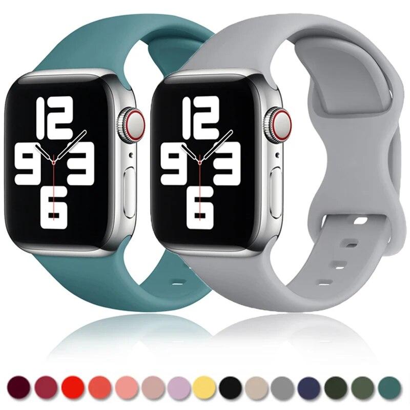 Силиконовый ремешок для Apple Watch Band 49 мм, 45 мм, 44 мм, 42 мм, 41 мм, 40 мм, 38 мм, браслет-браслет для iWatch Series Ultra 7 6 4 3 se 8 9
Силиконовый ремешок для Apple Watch Band 49 мм, 45 мм, 44 мм, 42 мм, 41 мм, 40 мм, 38 мм, браслет-браслет для iWatch Series Ultra 7 6 4 3 se 8 9