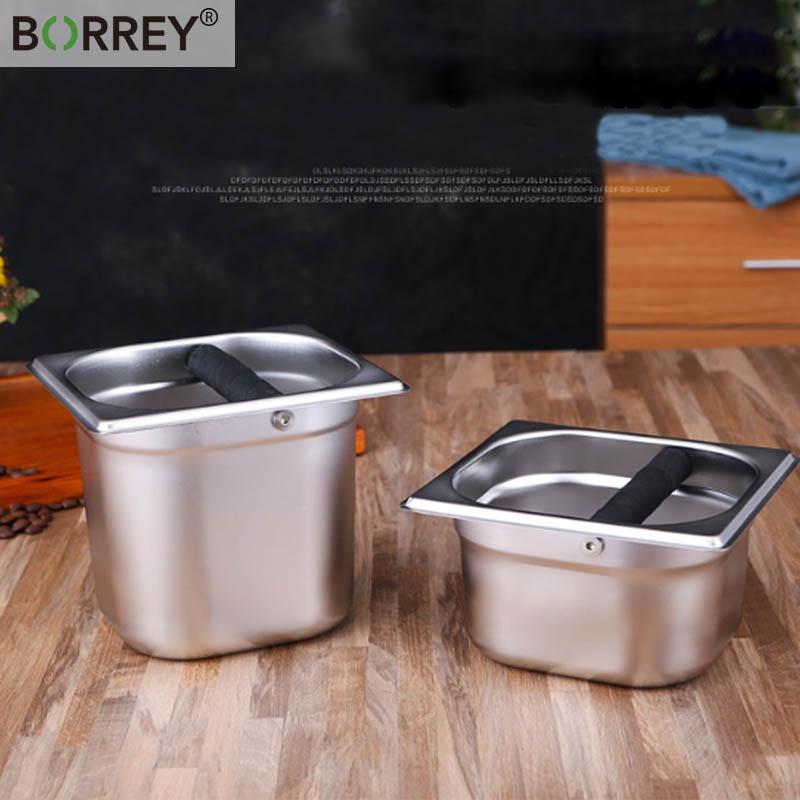 Коробка для остатков кофейного порошка BORREY, контейнер для кофейной машины из нержавеющей стали, ведро для переработки мусора, контейнер для кухонных инструментов
Коробка для остатков кофейного порошка BORREY, контейнер для кофейной машины из нержавеющей стали, ведро для переработки мусора, контейнер для кухонных инструментов