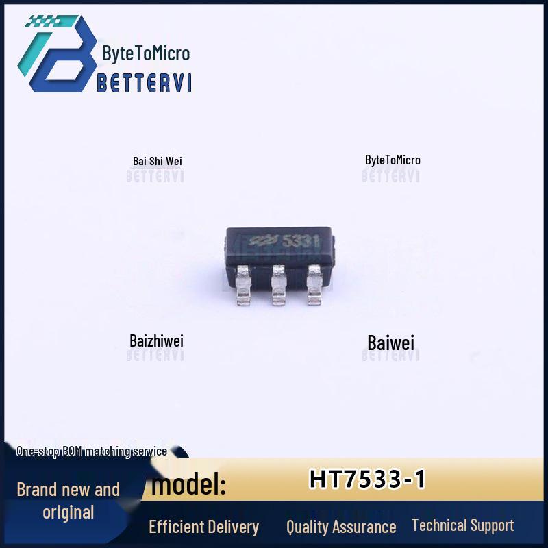 Genuine HOLTEK HT7533-1 SOT-23-5 Linear Voltage Regulator (LDO)
Genuine HOLTEK HT7533-1 SOT-23-5 Linear Voltage Regulator (LDO)