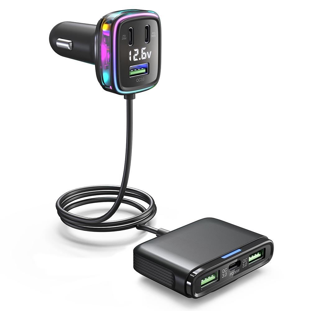 GC05 Cable Cigarette Lighter Splitter Car Charger Adapter with Multiple Type-C USB Outputs
GC05 Cable Cigarette Lighter Splitter Car Charger Adapter with Multiple Type-C USB Outputs