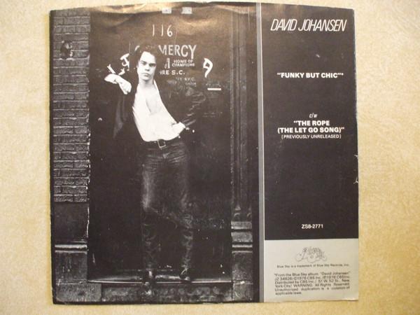 7inch Record DAVID JOHANSEN - Funky But Chic ZS82771 BLUE SKY 1978 US Rock Used
7inch Record DAVID JOHANSEN - Funky But Chic ZS82771 BLUE SKY 1978 US Rock Used
