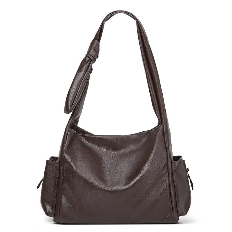 Large-capacity Tote Bag with Shoulder Strap Pleated Single-shoulder Bag Under The Arm Commuter Bag кавовий
Large-capacity Tote Bag with Shoulder Strap Pleated Single-shoulder Bag Under The Arm Commuter Bag кавовий