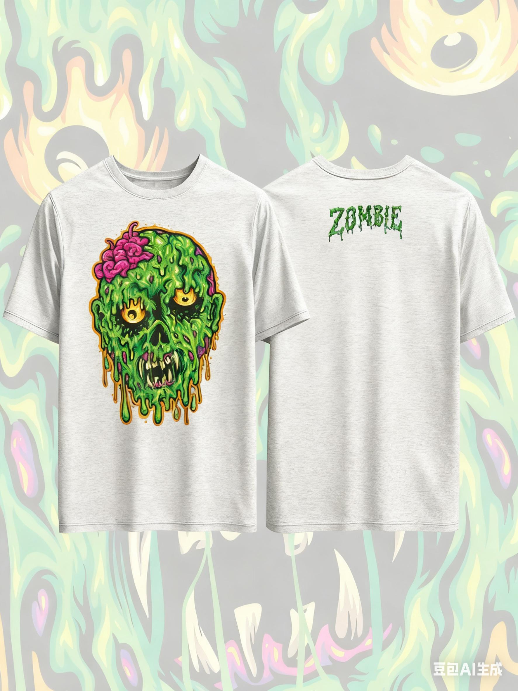 ZOMBIE Printed Pure Cotton Tshirt for Men and Women Dark Fun Style Short Sleeved Oversized Fashion Casual Summer Gothic Tees 4XL
ZOMBIE Printed Pure Cotton Tshirt for Men and Women Dark Fun Style Short Sleeved Oversized Fashion Casual Summer Gothic Tees 4XL